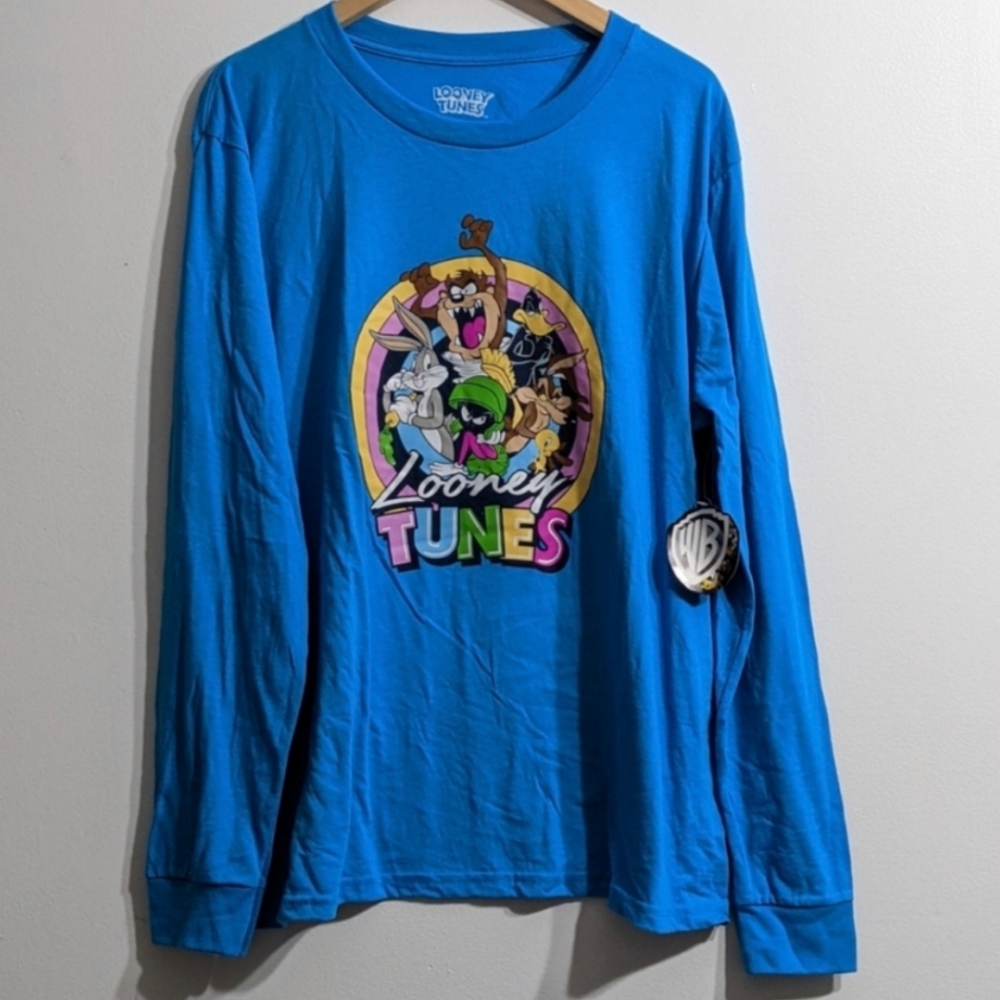 Looney Tunes Women's Long Sleeve Graphic T-Shirt, Size XXXL, New With Tag